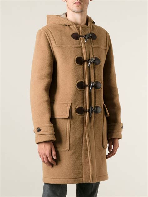 burberry dufflecoat herren grau|Burberry duffle coat men.